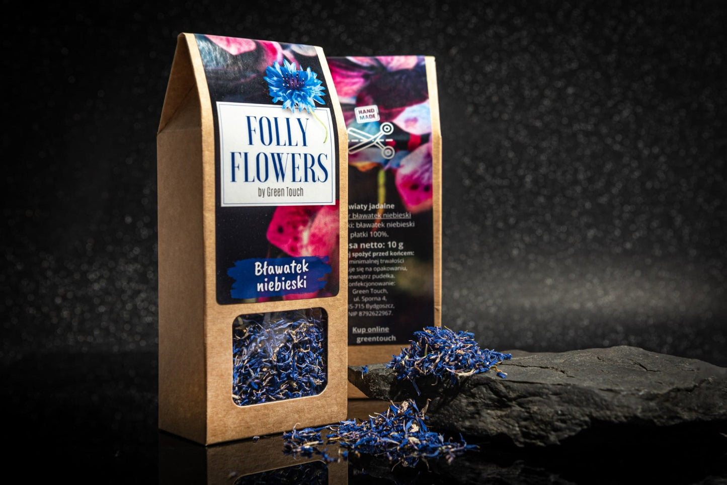 Bławatek niebieski chaber suszony kwiaty jadalne 10g